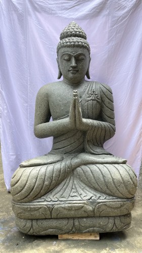 SEATED BUDDHA PRAYING 150 CM A FRONT